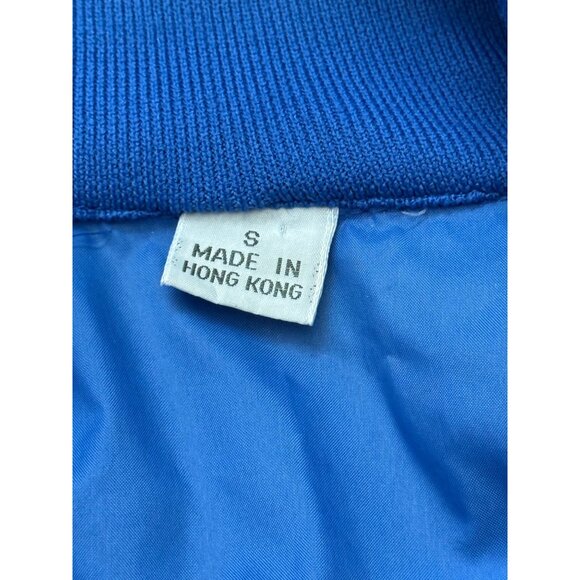 Eddie Bauer Vintage Blue Nylon Windbreaker Jacket Size Small - Picture 14 of 16